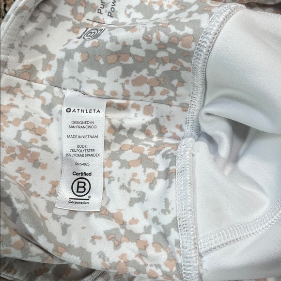 Athleta Salutation Stash Pocket Serpent Tight Colored Speckle Size S | Like New - Picture 10 of 10